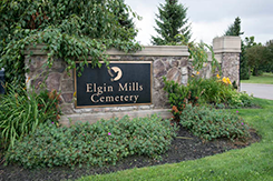  Entrance Sign, Elgin Mills Cemetery
