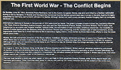 The First World War - The Conflict Begins